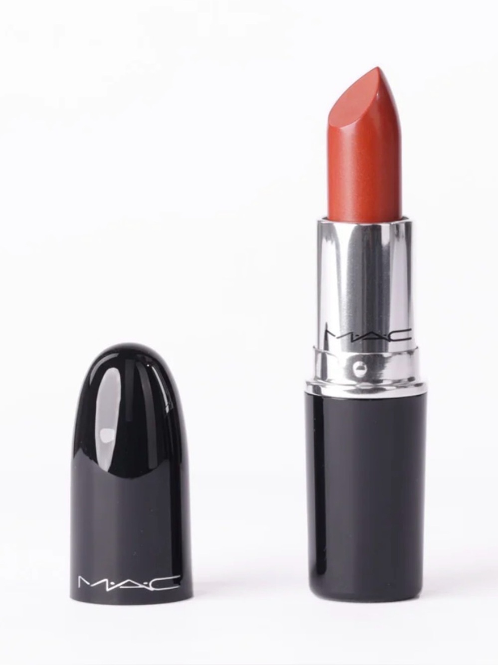 MAC Lustreglass Sheer-Shine Lipstick in Obviously NIB